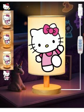 Hello Kitty Pink Table Lamp